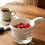 Colander có bát Giỏ đựng đồ hai lớp có thể tháo rời Nhà bếp Máy rửa trái cây Hộp lọc cho căn hộ gia đình Nhà hàng jiwvn