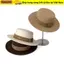 ESSENCEH Top Hat dành cho nữ, Mũ nỉ phẳng thanh lịch trang trọng, Có thể điều chỉnh Retro Vành rộng Mũ Fedoras Lễ hội đám cưới