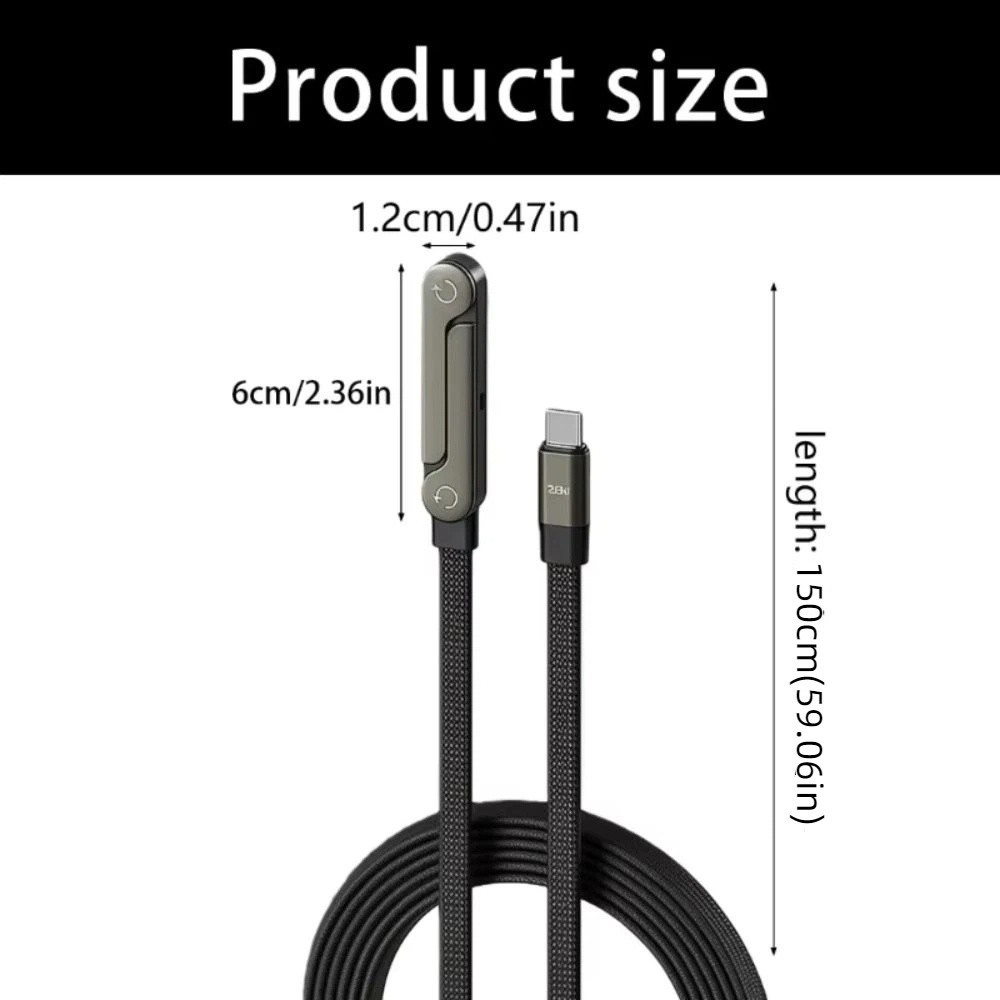 Dây sạc nhanh DOAOV78N, Cáp USB loại C sang C nhẹ hai đầu, Dây sạc nhanh C đến C 1.5M Cáp dữ liệu loại C Phụ kiện điện thoại di động