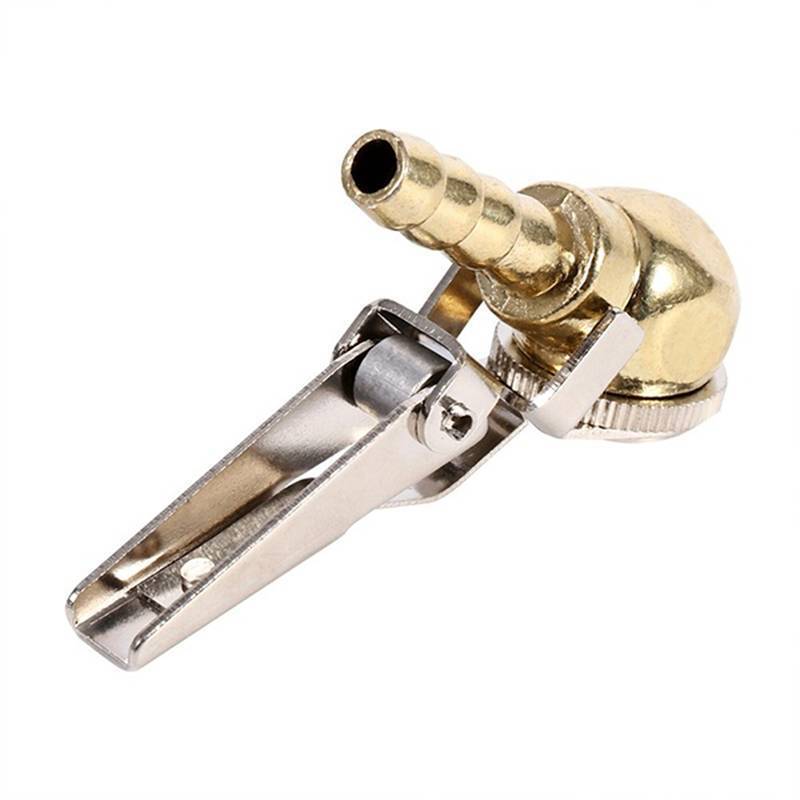 Máy bơm hơi lốp Lu Clip-On có thân van cho dụng cụ sửa chữa lốp ô tô tinhj