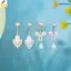 Nhẫn Nút Nơ Hình Trái Tim Zircon Sáng Bóng - Barbell Dành Cho Nữ, Phù Hợp Đi Biển Và Làm Quà Tặng