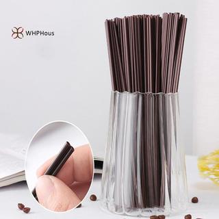 < WHPHous-t > 100 Chiếc Nhựa Dùng Một Lần 15cm Thiết Kế 2 Lỗ Cà Phê Khuấy Sti Sinh Nhật Tiệc Cưới Uống Ống Hút Cotail Đồ Dùng Phụ Kiện Nhà Bếp Đẹp