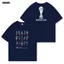 World Cup Đội tuyển Pháp Mbapper Henry Zedar Minh họa Bóng đá Áo thun ngắn tay Cotton nặng thông thường