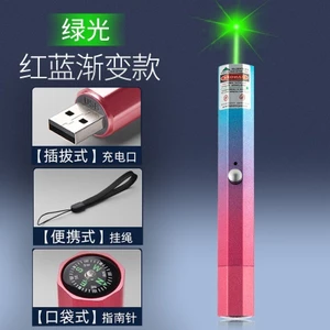 Bút Chiếu Laser 710 Màu Đỏ Và Xanh Lá Có Thể Sạc Lại Bằng Cổng USB. laser