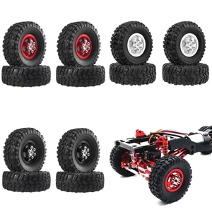 4 Bánh xe và lốp nâng cấp bằng kim loại 67,5 * 24mm cho MN MODEL1 / 12 MN82 LC79 MN78 Naughty Dragon nâng cấp xe RC Phụ kiện xe hơi các bộ phận