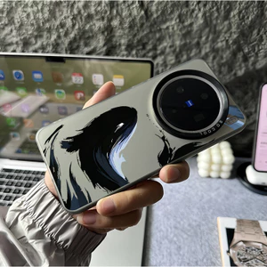 Ốp Điện Thoại Micro Matte “Ink Whale ” Cho Vivo X300 Ultra X300 Pro X200 Ultra X200 Pro X100S Pro V60 V50 V40 Vỏ Vivo Chống Sốc