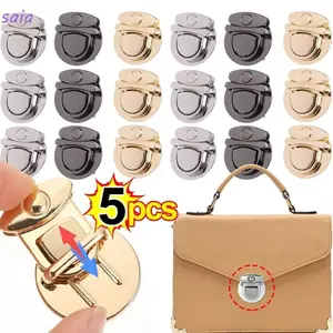SAIA 1 / 5 Cái Khóa Túi, Đóng Cửa Snap DIY Linh Kiện Bắt Khóa, Phụ Kiện Túi Thủ Công Phần Cứng Khóa Kim Loại Cho Túi Xách Ví Totes