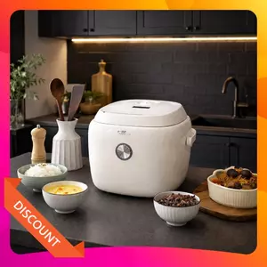 Nồi cơm hàn quốc inox 316 HAATZ Model HRC160 tách đường Dung tích 1.6L 10 chế độ nấu bảo hành 2 năm