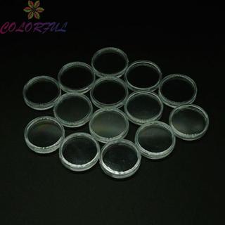 Durable Transparent Plastic Coin Collecting Box Case Capsule Holds 1025pcs Coins