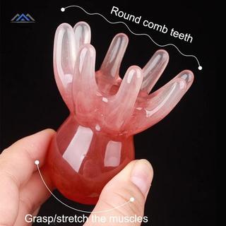 ELBBKG Nhựa Octopusb Đầu Massage Kinh Tuyến Cạo Da Đầu Massage Bàn Chải Châm Cứu SPA Gua Sha Sức Khỏe Massage Dụng Cụ Mới