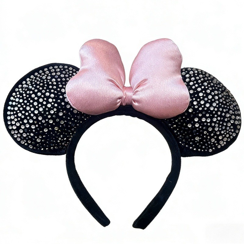 Băng đô ánh sáng hình Mickey và Minnie, thiết kế sang trọng, phù hợp cho công viên giải trí và ảnh