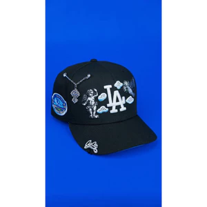 Mũ Snapback 9Fifty Black Los Angeles Dodgers độc quyền, kèm patch kỷ niệm 50 năm
