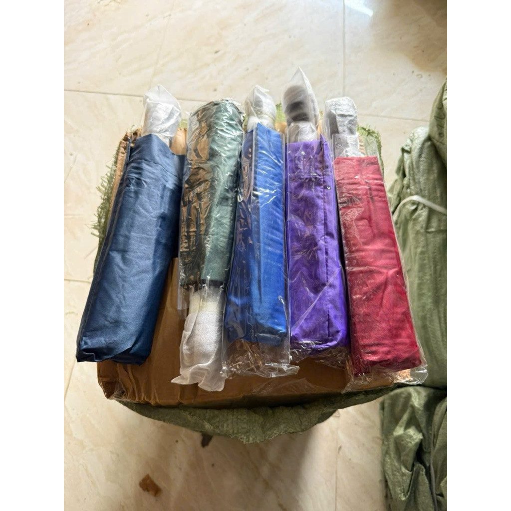 Ô Gấp Gọn Chống Tia UV Dễ Mang Theo, Che Nắng Che Mưa Hiệu Quả