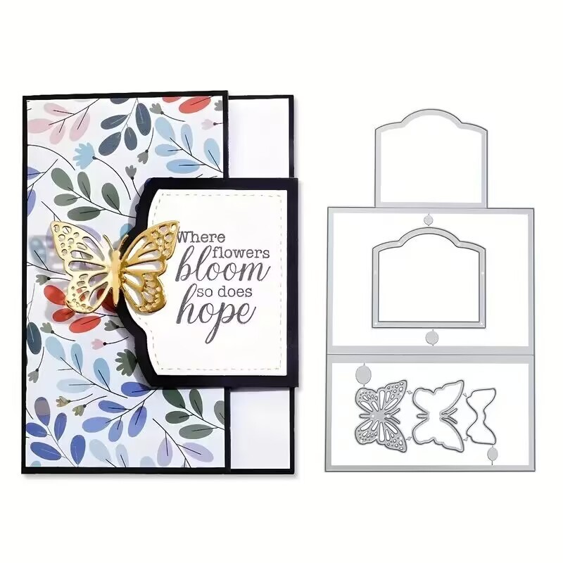 Chủ Đề Bướm Handmade Thiệp Chúc Mừng Handmade DIY Kim Loại Carbon Cắt Thép Khuôn Sổ Lưu Niệm Dập Nổi Khắc Bản Mẫu DIY Album Ảnh Thiệp Chúc Mừng Cắt Chết Giấy Dụng Cụ Nghệ Thuật