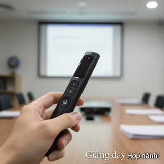 Bút thuyết trình không dây Con trỏ Laser Bộ điều khiển trượt Huấn luyện giáo viên Loa kinh doanh