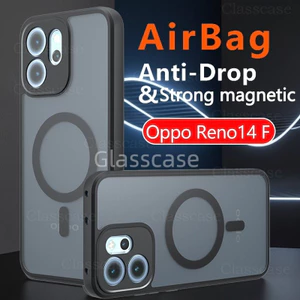 Ốp Lưng Cho Oppo Reno 14 1 4 F pro 14F 14pro Reno14F Reno14pro 2025 Chống Trầy Xước Trong Suốt Mờ Với Vỏ Điện Thoại Từ Tính Bảo Vệ Chống Sốc Chống Vân Tay Bìa Cứng
