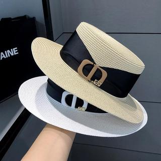 Mũ Nữ Flat Top Hat Chống Nắng Cho Đi Biển và Kỳ Nghỉ