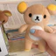 Spike Price Sáng Tạo Rilakkuma Mất Tai Búp Bê Hoạt Hình Sang Trọng Đồ Chơi Búp Bê Dễ Thương Rilakkuma Mặt Dây Chuyền Quà Tặng
