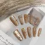 Handmade Gilt Nails Tính Khí Cao Cấp Làm Trắng Mắt Mèo Có Thể Tháo Rời Đeo Móng Tay Miễn Phí Thạch Keo Chà Dải