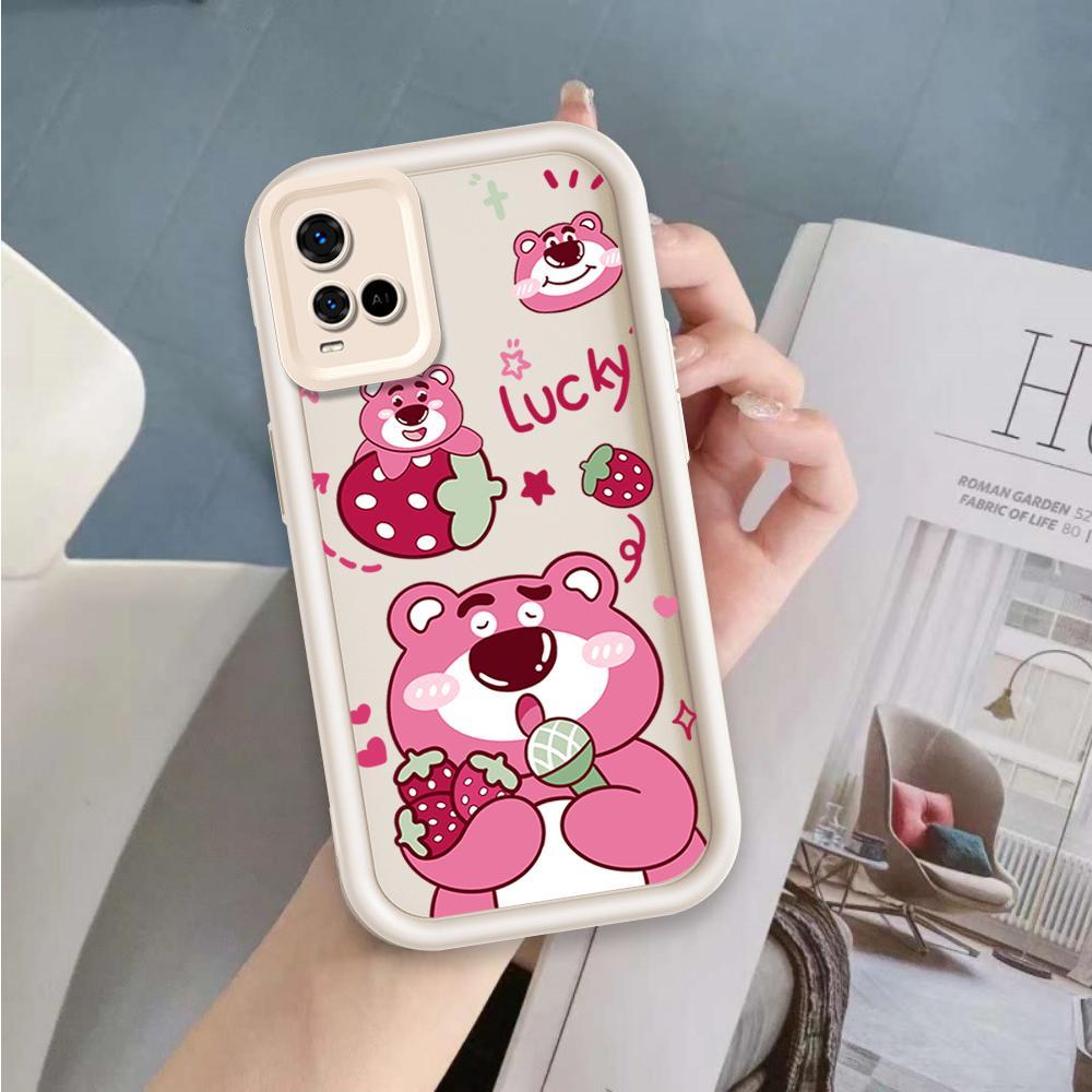 Ốp Lưng Cho VIVO Y33S Y33T Y21 Y21A Y21T Y21S T1X 4G Hoạt Hình Silicon Phụ Kiện Điện Thoại Mềm TPU Câu Chuyện Đồ Chơi Lotso Angel Eye Ốp Lưng Chống Sốc