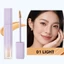 Kem che khuyết điểm mắt WANYEDI, Kem che khuyết điểm tông màu lâu trôi 6 màu, Kem che khuyết điểm quầng thâm dưới mắt cho bé gái