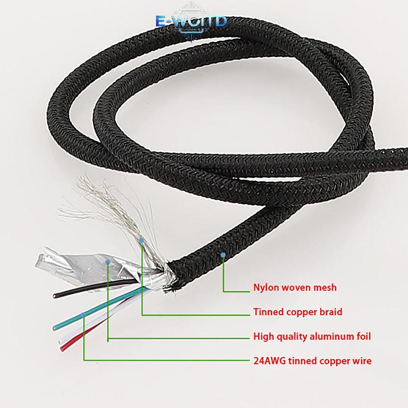 E-WOITD 1Pcputer Bo Mạch Chủ Cáp Nối Dài USB 9 Pin 1 Nữ Đến 2 Nam Y Bộ Chia Âm Thanh HD Cáp Nối Dài Cho PC DIY 15cm E-WOITD