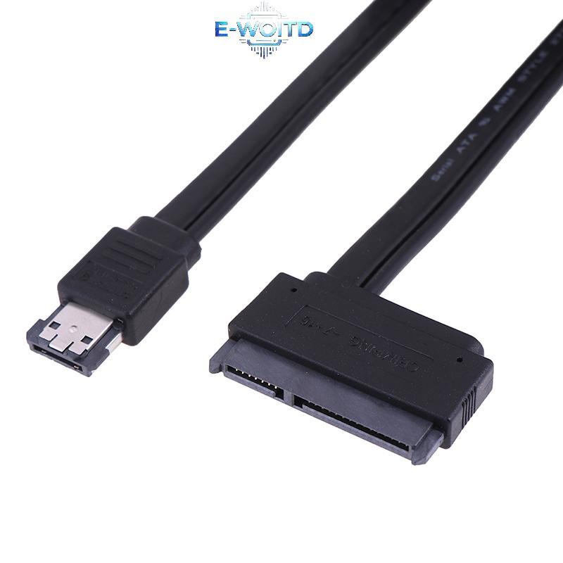 E-WOITD Power esata usb 2.0 5v 12vbo đến 2.5 '' 3.5 '' 22pin sata hdd cáp chuyển đổi E-WOITD