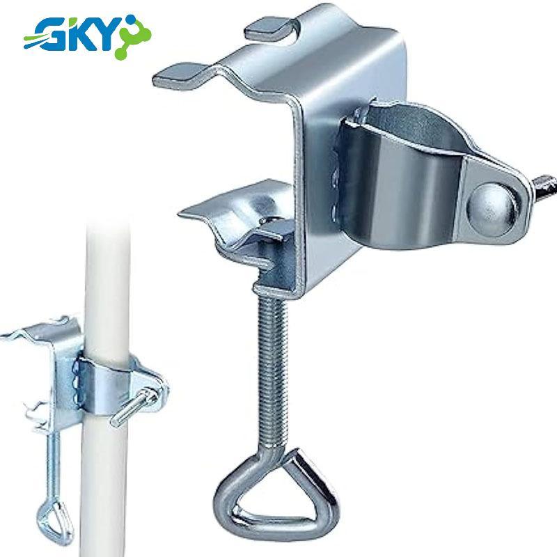 GKY 1 Chiếc Sân Ô Đứng Kẹp Nặng Kim Loại Ô Giá Đỡ Ajustable Ngoài Trời Ô Đế Và Gắn Ghế Kẹp GKY