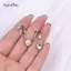 AqToCna 1 Giả Bụng Nút Nhẫn Giả Bụng Xuyên Thái Kẹp Trên Umbilical Không Rốn Giả Cướp Biển Bướm Sụn Bông Tai Kẹp Trang Sức Cơ Thể Quà Tặng AqToCna