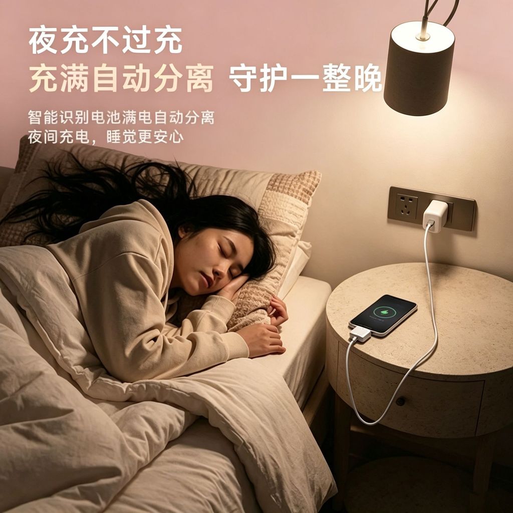 Bộ tách nguồn toàn diện thông minh 140W Sạc nhanh Điện thoại di động Hoàn toàn tự động Tắt nguồn Ngăn chặn quá tải