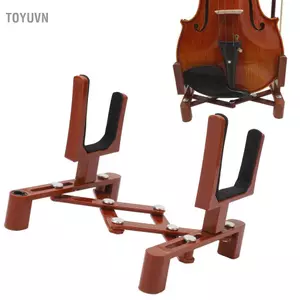 Toyuvn Giá đỡ nhạc cụ có thể gập lại Cấu trúc chắc chắn Đàn violin chuyên nghiệp Lắp đặt dễ dàng Kính thiên văn cho âm trầm