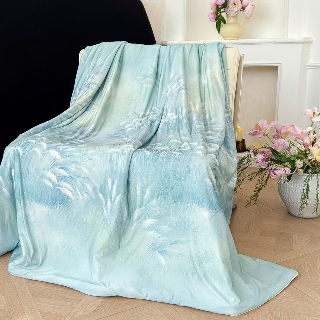 (CH2652) Chăn Hè Thun Lạnh Memminbedding Luxury kháng khuẩn công nghệ Nhật Bản, mịn màng, làm mát nhanh