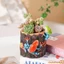 Ếch Sáng Tạo Cây mọng Nước Vườn Tượng Cây Chậu Hoa Nhựa Cho Ban Công Và Trang Trí Nhà