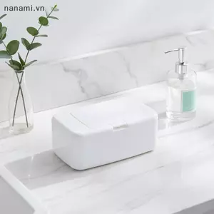 Hộp Khăn Lau Cho Bé 1 Hộp Đựng Khăn Giấy Ướt Dung Tích Lớn Hộp Đựng Khăn Ăn Di Động Cho Phòng Tắm Mầm Non [VN]