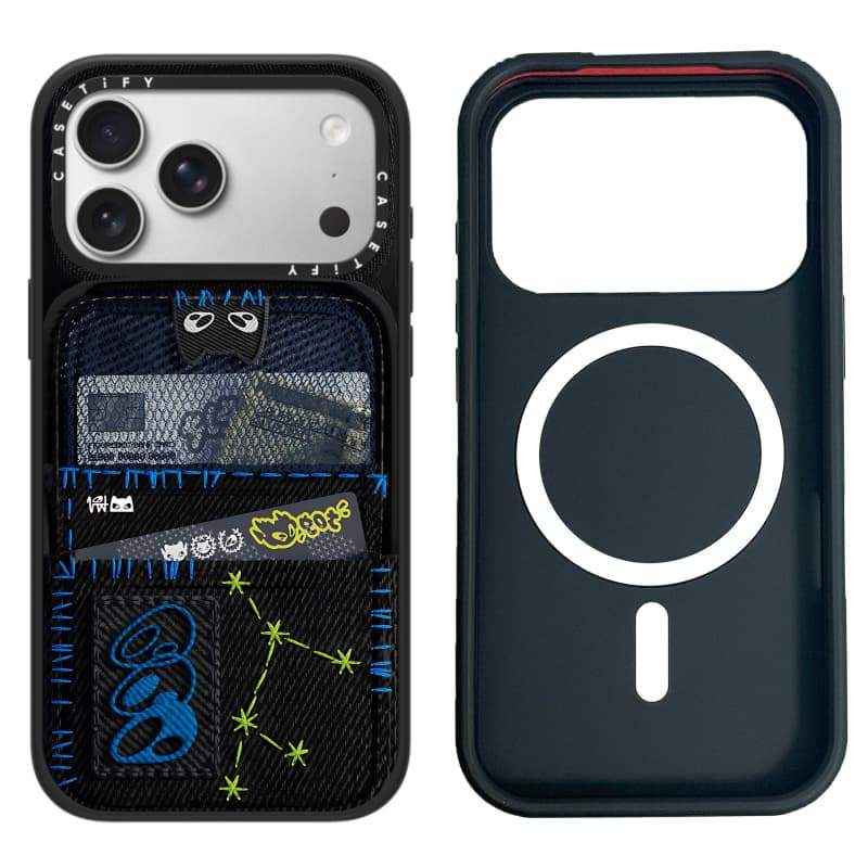 CASECASE X Monster fabric Case White Camera Ring Edition Matte Đen Cứng Hút Từ Tính Tác Động Dành Cho Apple IPhone 13 14 15 16 17 Pro Max Air Plus Có Hộp