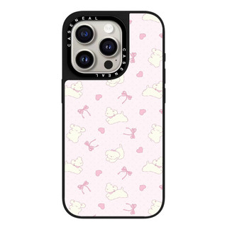 CASENEAL Ribbon Cat Dog Vỏ điện thoại gương chất lượng cao Thích hợp cho iPhone 17ProMax 17pro 17 air 16promax 16 15promax 15 14promax 13 13promax Ốp lưng cứng chống rơi thời trang