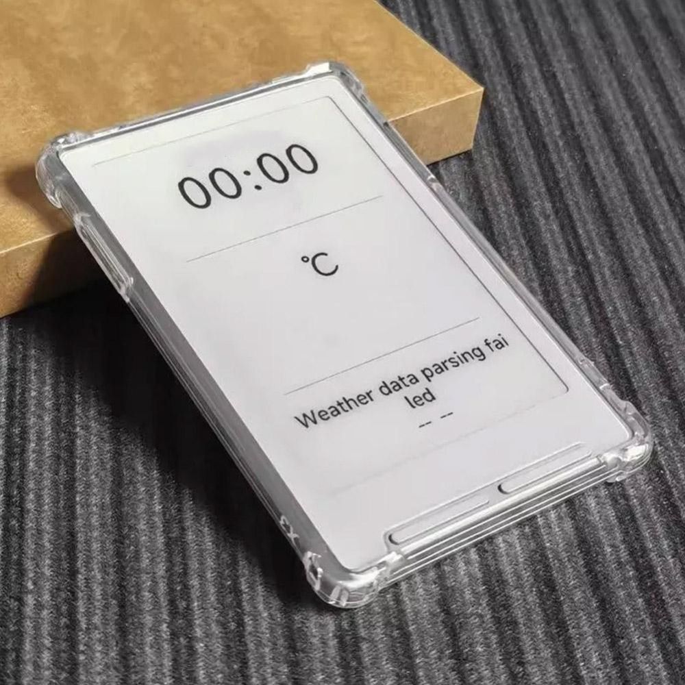 YUUKII 3.7 "E-Reader, Vỏ bảo vệ túi khí TPU mềm, Vỏ lưng chống rơi bền chống sốc cho XTEINK X3
