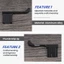 Kim Loại Hot Shoe Cover Thumb Grip cho X100F X100T X70 X-E3 X-A1 X-A2 X-A3 X-A5 X-M1 XA3 XE3