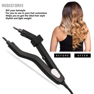 Rosestoree Bàn ủi nối nhiệt chuyên nghiệp cho salon nối tóc, dụng cụ nối dài tóc