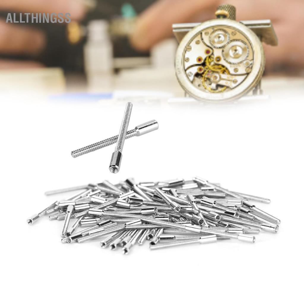 Allthingss Brrnoo Đồng Hồ Cực Thanh Nối Dài Thanh Cuộn Dây 100 Miếng 0.9 Mm Phần Sửa Chữa Cho