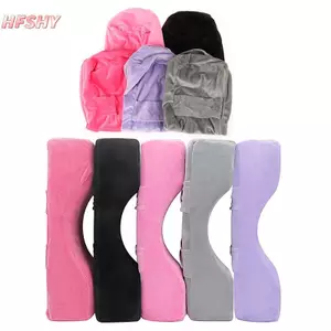 HFSHY 5 Màu Lông Mi Nối Dài Gối Gối Flannel Ghép Lông Mi Gối Thay Thế Bao Mi Gối Trang Điểm Quá VN