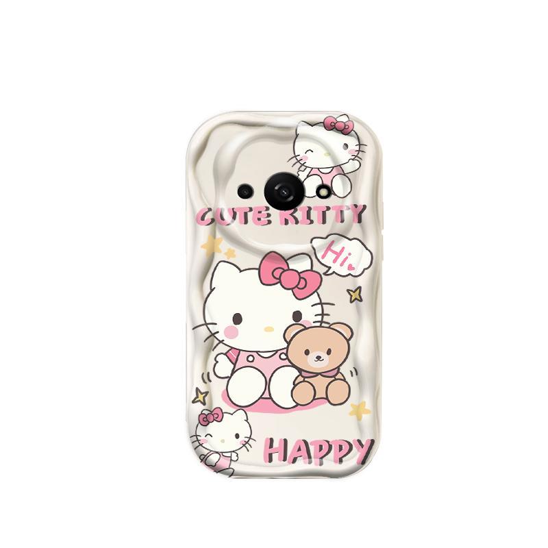 Thích hợp cho Redmi A3 / POCO C61 4G 3D Girls Soft TPU Kitty Rilakkuma Vỏ điện thoại chống sốc