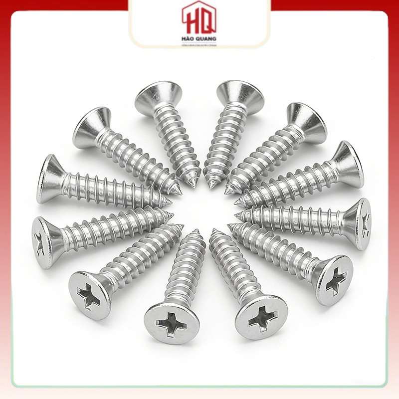 Vít Sắt Tự Khoan / Vít Bắn Sắt Mạ Kẽm – Chịu Lực Tốt, Chống Gỉ, Nhiều Kích Cỡ Dùng Cho Cơ Khí & Xây Dựng