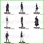 HT3 Jujutsu Kaisen Satoru Gojo Fushiguro Megumi Acrylic Đứng Tấm Giá Đỡ Đăng Ký Hình Đồ Chơi Mô Hình TH3
