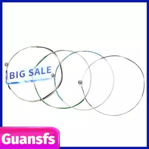 Guansfs Bộ dây đàn violin đầy đủ (E-A-D-G) Dây thép lõi thép Niken-bạc với đầu bóng mạ niken cho đàn violin 4/4 3/4 1/2 1/4