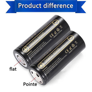 Pin sạc Liitokala Lii-50A 3.7V 5000mAh 26650 cho đèn pin và bộ sạc YAMZI.
