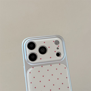 Chấm bi màu be cho iphone17promax 16promax 15promax 15pro iphone15 14promax 14 vỏ TPU iphone mới chống bụi
