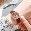 Phiên bản Hàn Quốc Kim cương Retro Dây đeo đồng hồ thùng nhỏ Tính khí Đồng hồ vuông nhỏ Đồng hồ chuyển động thạch anh 26.5.10
