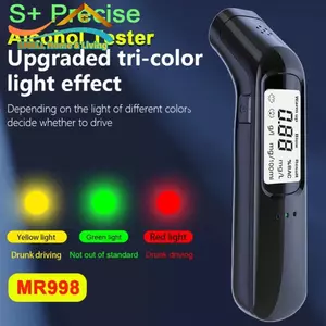 Máy đo hơi thở cầm tay không tiếp xúc với hệ thống đèn LED mã màu trực quan