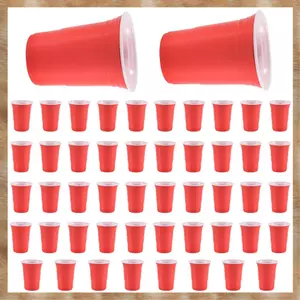 50 Cái / bộ 450Ml Cốc Nhựa Dùng Một Lần Đảng Cốc Thanh Đồ Dùng Nhà Hàng Cho